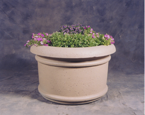 Planter Round Concrete Aurora Series