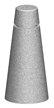 Bollard Round Concrete BLT18x38