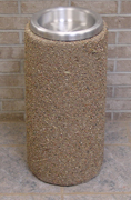 Cigarette Ash Urn Round Concrete CSR-F