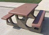 Table Square Concrete RT Series