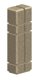 Bollard Square Concrete SB-128