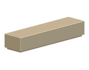 Bench Flat Concrete SB Series